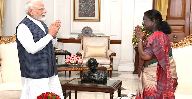 ରାଷ୍ଟ୍ରପତିଙ୍କୁ ଭେଟି ଅପରେସନ ସିନ୍ଦୂର ସଂପର୍କରେ ତଥ୍ୟ ଦେଲେ ପ୍ରଧାନମନ୍ତ୍ରୀ