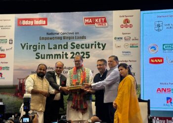 ଉପମୁଖ୍ୟମନ୍ତ୍ରୀ ଶ୍ରୀ କେ ଭି ସିଂହଦେଓଙ୍କ ନୂଆଦିଲ୍ଲୀରେ ଅନୁଷ୍ଠିତ ଭର୍ଜିନ୍ ଲ୍ୟାଣ୍ଡ ସିକ୍ୟୁରିଟି ଶିଖର ସମ୍ମିଳନୀରେ ଯୋଗଦାନ